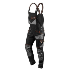 Neo Tools Munkanadrág, kantáros, karcsúsított(slim fit), 60% pamut, 37% polyester, 3% elastane, 285 g/m2, XL (81-248-XL)