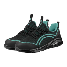 Neo Tools Neo munkacipő, O1 SR, fekete-kék, NEO AIR, légpárnás, fémmentes, csúszásgátló, antisztatikus talp, 43