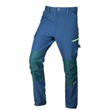 Neo Tools Neo munkásnadrág Mix&Match, 4 irányú sztreccs, 230g/m2, kék-zöld, L