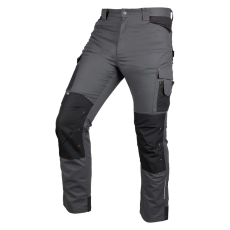 Neo Tools Neo munkásnadrág Mix&Match Canvas, 280g/m2, külső zsebek, Cordura részek, fényvisszav. betétek, szürke-fek., XXXL