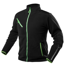 Neo Tools Prémium polár felső, fekete, cordura megerősítésekkel, 300g/m2, L (81-507-L)