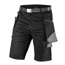 Neo Tools Rövidnadrág, HD, karcsúsított(slim fit), 60% pamut, 37% polyester, 3% elastane, 285 g/m2, övvel, M (81-278-M)