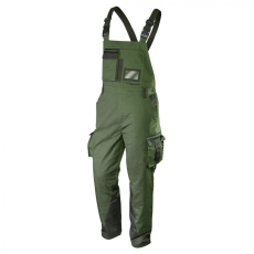 NEO (Topex) NEO Kantáros munkanadrág olíva, 60% pamut, 40% polyester, 255 g/m2, M