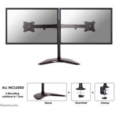 Neomounts NM-D335DBLACK asztali TV konzol 68,6 cm (27") Fekete (NM-D335DBLACK) monitor kellék