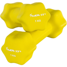  Neoprén bevonatú súlyzó 1 kg MOVIT, 2 db kézisúlyzó