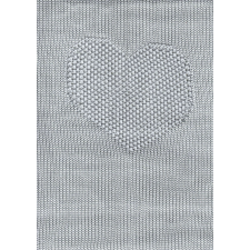 Nepii bambusz pléd 70*110 cm - szürke szívecske babaágynemű, babapléd