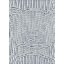 Nepii bambusz pléd 70*85 cm - szürke maci babaágynemű, babapléd