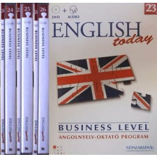 Népszabadság Könyvek English today 23-26 - Business level 1-4. (könyv+DVD+audio) - antikvárium - használt könyv