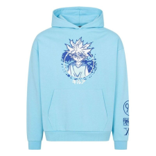 Neptun Hunter x Hunter kapucnis pulóver grafikus kék S-es méretben férfi pulóver, kardigán