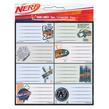 NERF füzetcímke 16 db-os információs címke