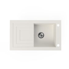 Nero Cortina Gránit mosogató + Szifon (fehér) mosogatótálca