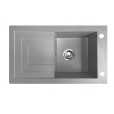 Nero Cortina Gránit Mosogató - Szürke - 77,8x46 cm mosogatótálca