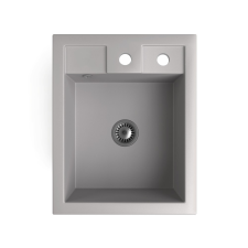 NERO Granite Gránit mosogató - NERO Parma - szürke mosogatótálca