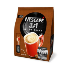 NESCAFE Instant kávé stick, 10x16,5 g, NESCAFÉ "3in1", barna cukorral kávé