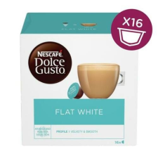 NESCAFE Kávékapszula, 16 db, NESCAFÉ "Dolce Gusto Flat White" kávé