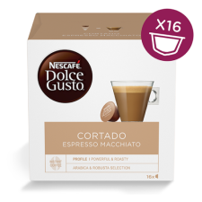 NESCAFE Kávékapszula NESCAFE Dolce Gusto Cortado 16 kapszula/doboz kávé