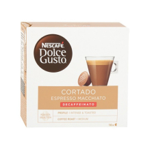 NESCAFE Kávékapszula NESCAFE Dolce Gusto Cortado koffeinmentes 16 kapszula/doboz kávé