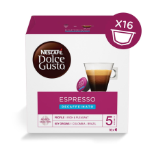 NescafÉ Nescafé Dolce Gusto Espresso koffeinmentes kapszula 16db (ESPRESSO DECAFF) kávé