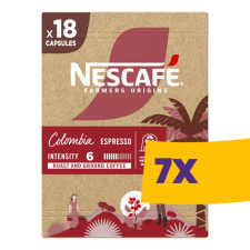 NescafÉ Nescafé Farmers Colombia Espresso Nespresso kávékapszula 18db (Karton - 7 csomag) kávé