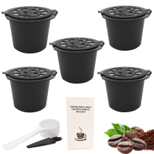  NESPRESSO KÁVÉ KAPSZULA ÚJRATÖLTHETŐ 5db kávéfőző kellék