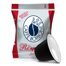 Nespresso -kompatibilis Respresso kávékapszula, Borbone Red keverék (50 db) kávé