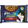 Nestle Felix 4 x 85 gr Sensations Sauces Házias Válogatás Szósz 475 (12448343)
