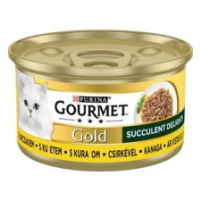 Nestlé GOURMET GOLD Succulent Delights Csirkével nedves macskaeledel 85g macskaeledel