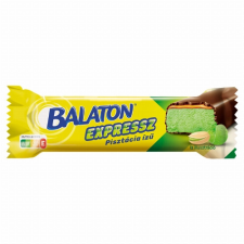 Nestlé hungária kft Balaton Expressz étcsokoládéval mártott pisztácia ízű szelet karamellel 35 g csokoládé és édesség