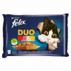 Nestlé hungária kft Felix Sensations Duo Házias Válogatás aszpikban nedves macskaeledel 4 x 85 g (340 g)