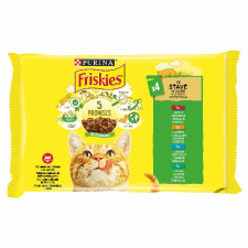 Nestlé hungária kft Friskies szószban marhával/csirkével/tonhallal/tőkehallal macskaeledel 4 x 85 g (340 g) macskaeledel