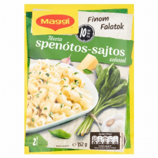 Nestlé hungária kft Maggi Finom Falatok tészta spenótos-sajtos szósszal 152 g alapvető élelmiszer