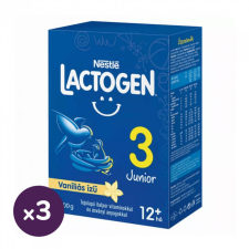 Nestlé Lactogen 3 vaníliás Junior tejalapú italpor 12 hó+ (3x500 g) bébiétel