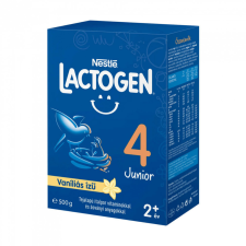 Nestlé Lactogen 4 Junior vaníliás tejalapú italpor vitaminokkal és ásványi anyagokkal 24 hó+ (500 g) bébiétel