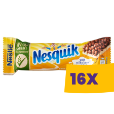 Nestlé Nesquik gabonapehely szelet tejbevonó talppal 25 g (Karton - 16 db) reform élelmiszer