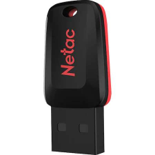NETAC USB memória, U197 mini, 32 GB, USB2.0, Fekete-Piros pendrive