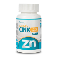 Netamin SZERVES CINK TABLETTA 20 MG vitamin és táplálékkiegészítő