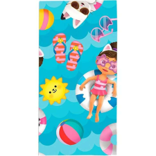 Netflix Gabi babaháza fürdőlepedő, strand törölköző 70x140cm babatörülköző, kifogó