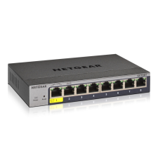 Netgear GS108Tv3 Vezérelt L2 Gigabit Ethernet (10/100/1000) Szürke hub és switch
