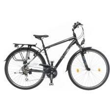  Neuzer Firenze 200 Férfi Fekete/ Fehér-Szürke Matt 19 Elemes Világítással cross trekking kerékpár