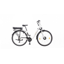 Neuzer Parma női 17 E-Trekking BAFANG teleszkópos nyomaték szenzoros matt fehér/arany-fekete elektromos kerékpár