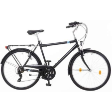Neuzer Venezia 30 26&quot; férfi városi Kerékpár #fekete-ezüst city kerékpár