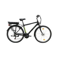 Neuzer Zagon férfi 19 E-Trekking MXUS matt fekete/zöld pedál szenzoros elektromos kerékpár elektromos kerékpár