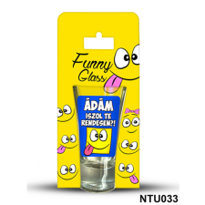  Neves Pálinkás Pohár 0,75 ml - Ádám ajándéktárgy