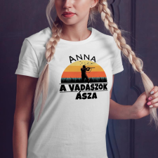 Neves vadász női póló - Vadászok ásza női póló