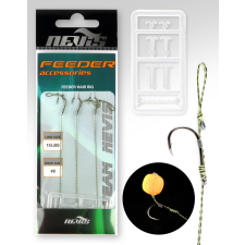 Nevis Feeder előke fonott zsinóron 6-es 15lb 3db (8103-206) horgászkiegészítő