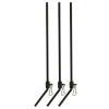 Nevis Gubancgátló cső fekete 15cm 3db/cs.