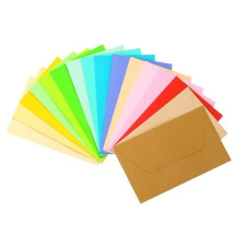 Névjegyboríték 7.5x11.5 cm enyvezett színes boríték