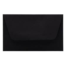 Névjegyboríték színes KASKAD enyvezett 70x105mm 99 fekete 50 db/csomag boríték