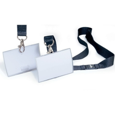  Névkitűző Durable Click Fold 54x90 mm textilszalaggal névkitűző