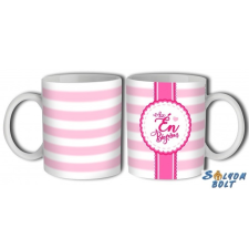 Nevlini Bögre, Az én bögrém, rózsaszín csíkos ajándéktárgy